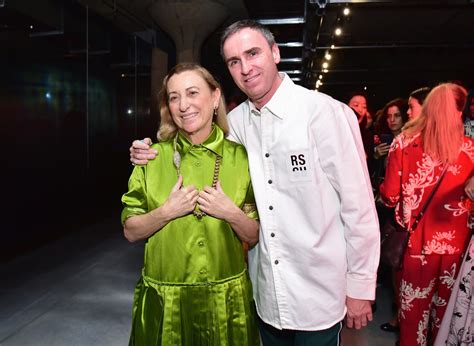 prada raf simmons|raf simons and miuccia prada.